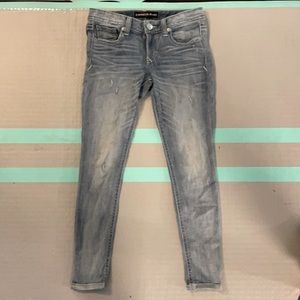 Express Jeans Light Wash Jeggings